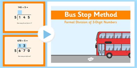 bus stop division worksheet year 4|bus stop method powerpoint presentation.